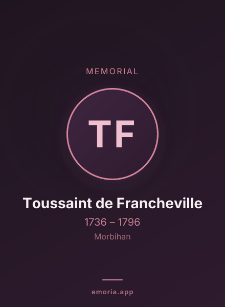 Memorial portrait of Toussaint de Francheville