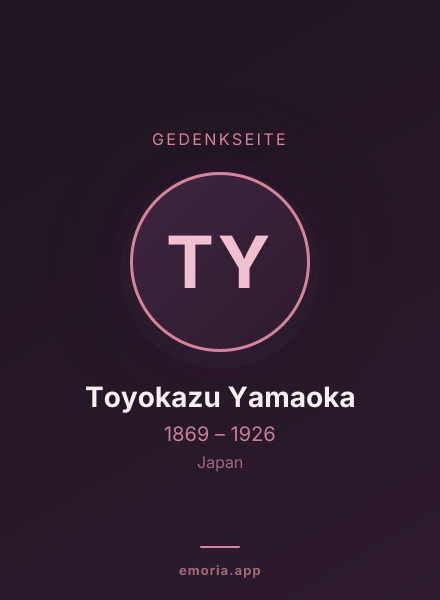 Gedenkportrait von Toyokazu Yamaoka
