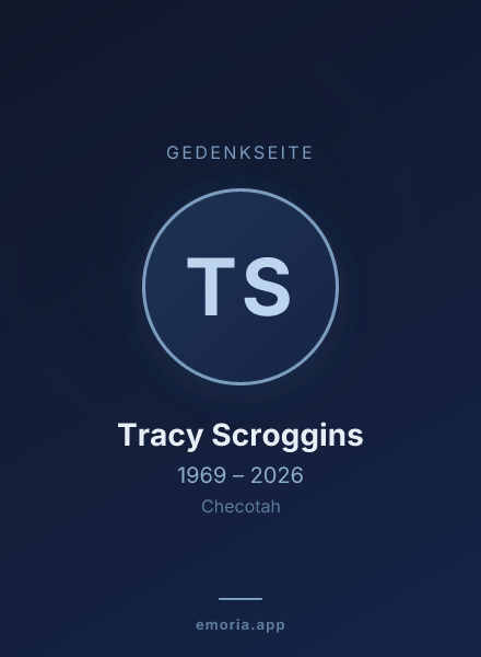 Gedenkportrait von Tracy Scroggins