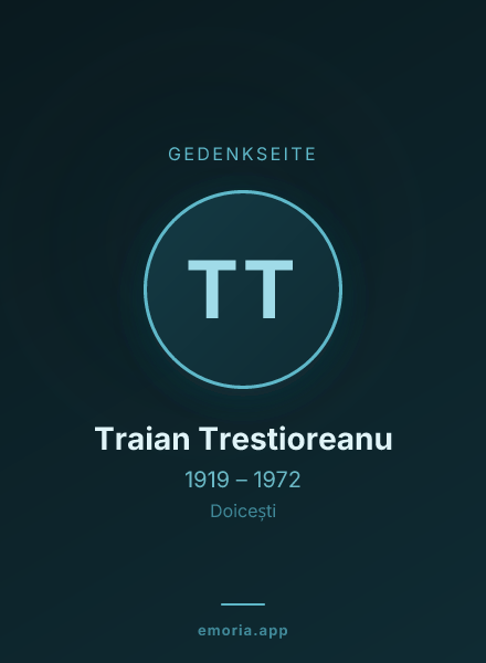 Gedenkportrait von Traian Trestioreanu