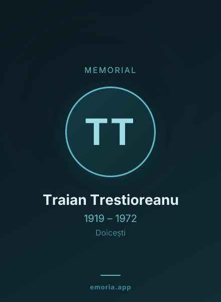 Memorial portrait of Traian Trestioreanu