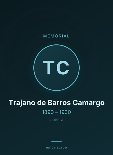 Memorial portrait of Trajano de Barros Camargo
