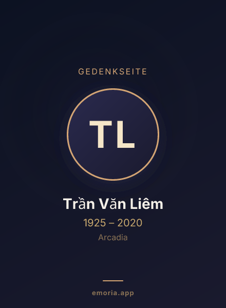 Gedenkportrait von Trần Văn Liêm