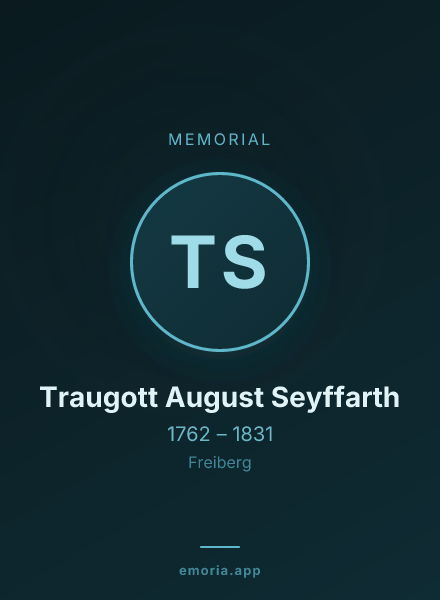 Memorial portrait of Traugott August Seyffarth
