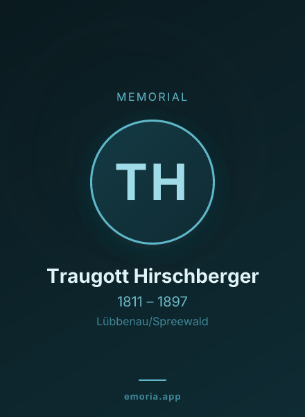 Memorial portrait of Traugott Hirschberger