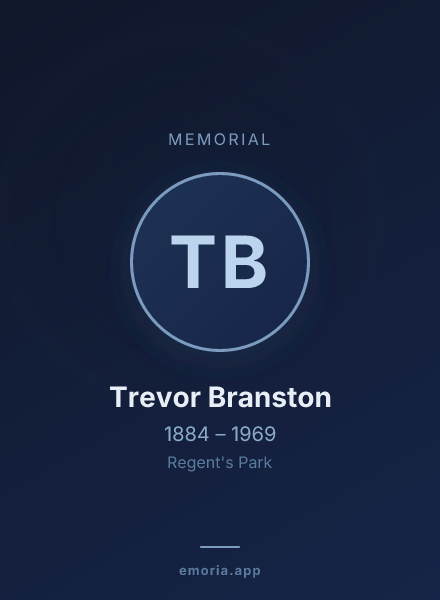 Memorial portrait of Trevor Branston