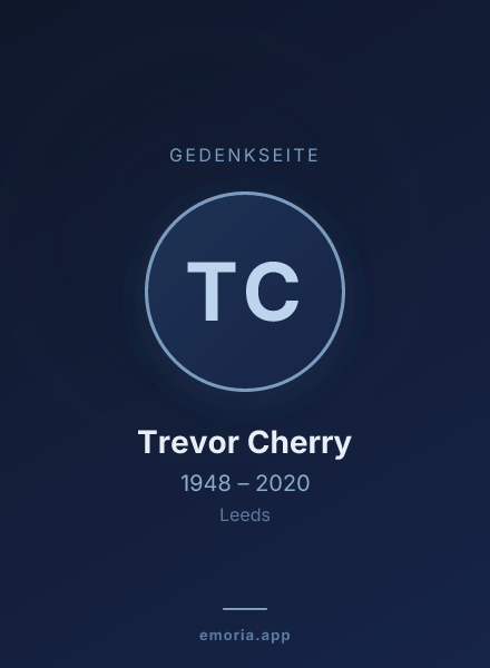 Gedenkportrait von Trevor Cherry