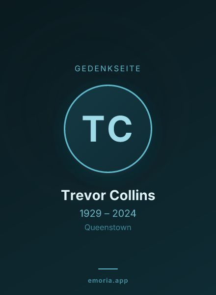 Gedenkportrait von Trevor Collins