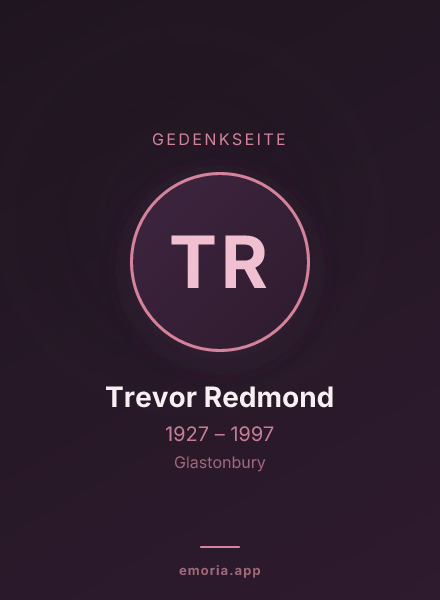Gedenkportrait von Trevor Redmond