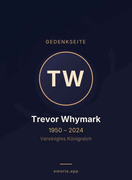 Gedenkportrait von Trevor Whymark