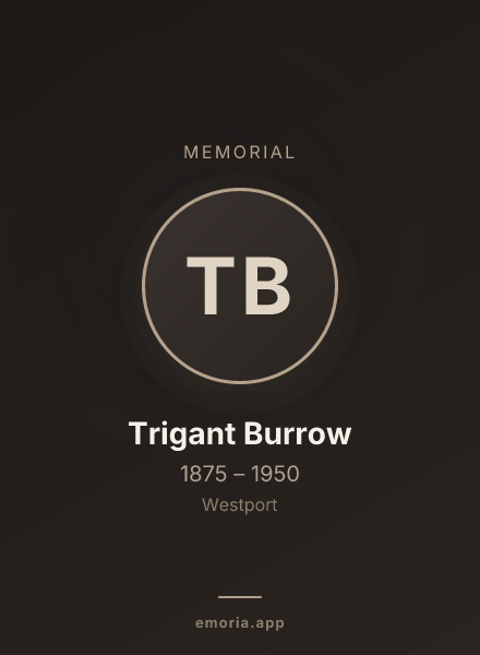 Memorial portrait of Trigant Burrow