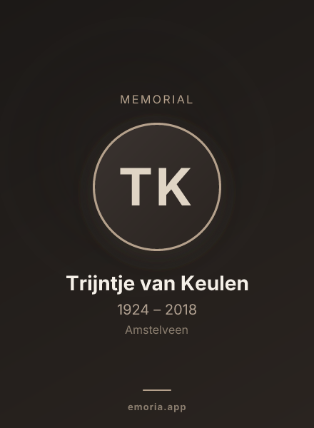 Memorial portrait of Trijntje van Keulen