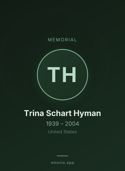 Memorial portrait of Trina Schart Hyman
