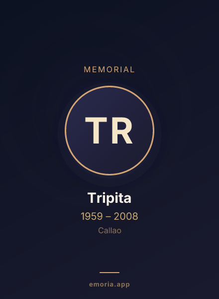 Memorial portrait of Tripita