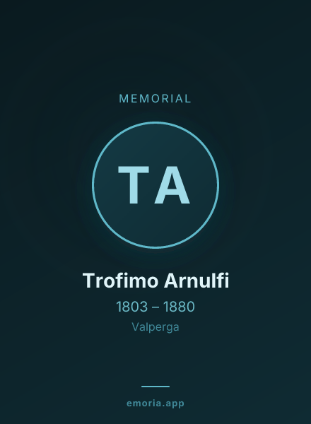 Memorial portrait of Trofimo Arnulfi