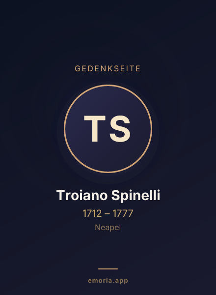 Gedenkportrait von Troiano Spinelli