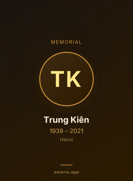 Memorial portrait of Trung Kiên