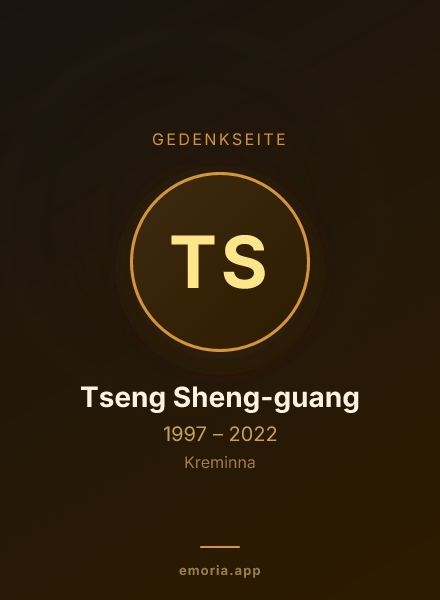 Gedenkportrait von Tseng Sheng-guang