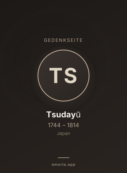 Gedenkportrait von Tsudayū