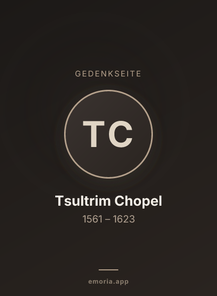 Gedenkportrait von Tsultrim Chopel