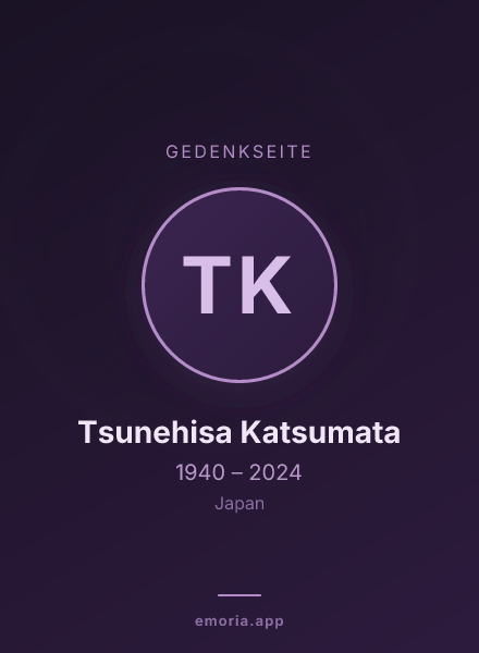 Gedenkportrait von Tsunehisa Katsumata