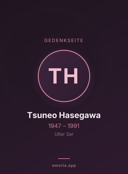 Gedenkportrait von Tsuneo Hasegawa