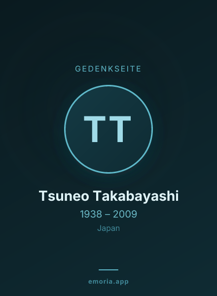 Gedenkportrait von Tsuneo Takabayashi