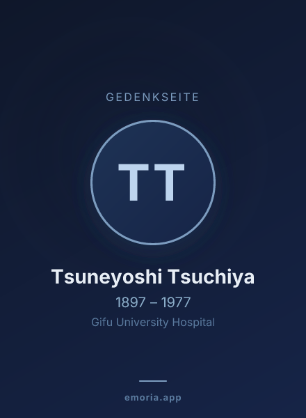 Gedenkportrait von Tsuneyoshi Tsuchiya