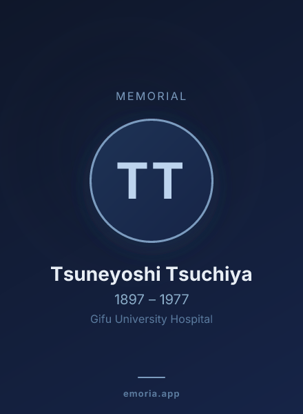 Memorial portrait of Tsuneyoshi Tsuchiya