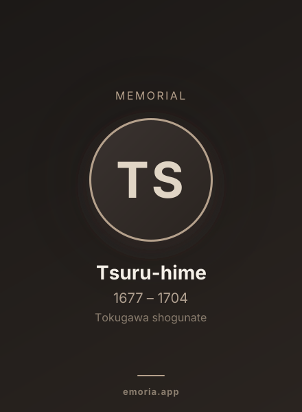 Memorial portrait of Tsuru-hime