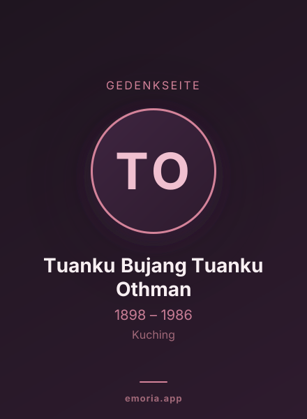 Gedenkportrait von Tuanku Bujang Tuanku Othman