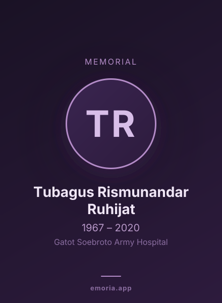 Memorial portrait of Tubagus Rismunandar Ruhijat