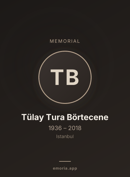 Memorial portrait of Tülay Tura Börtecene