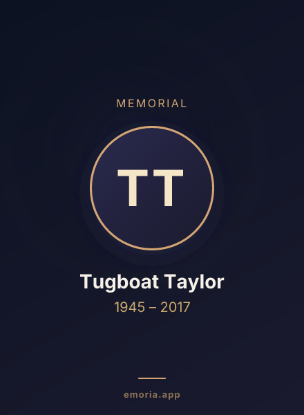 Memorial portrait of Tugboat Taylor