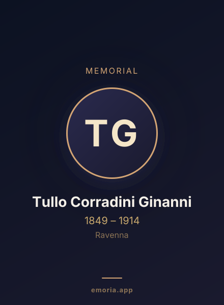 Memorial portrait of Tullo Corradini Ginanni