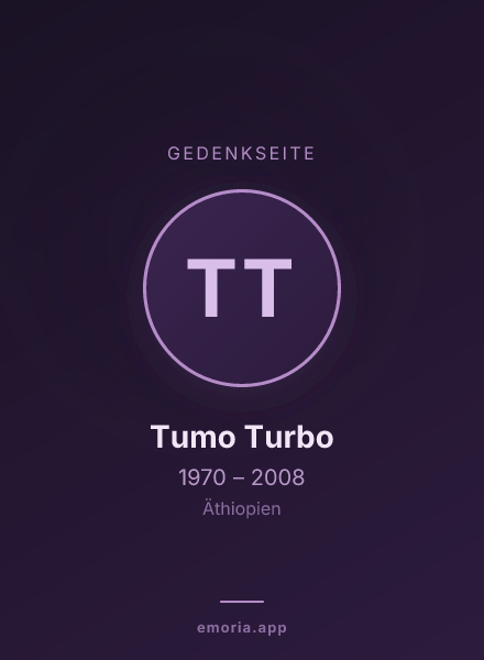 Gedenkportrait von Tumo Turbo