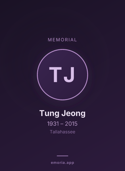 Memorial portrait of Tung Jeong