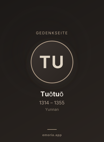 Gedenkportrait von Tuōtuō