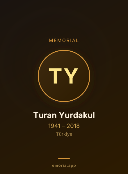 Memorial portrait of Turan Yurdakul