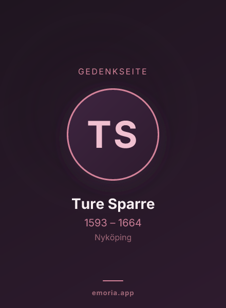 Gedenkportrait von Ture Sparre