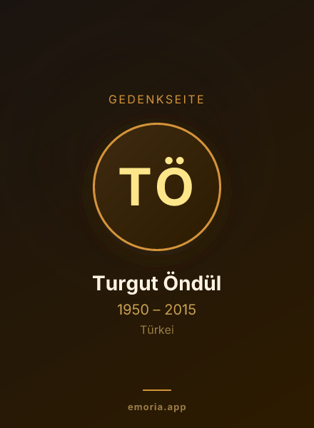 Gedenkportrait von Turgut Öndül