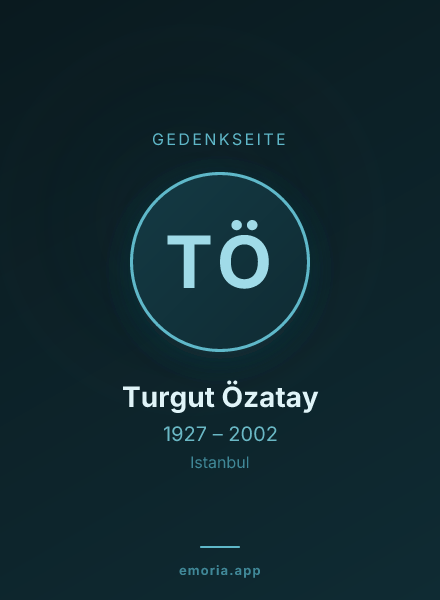 Gedenkportrait von Turgut Özatay