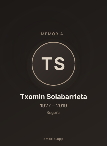 Memorial portrait of Txomin Solabarrieta