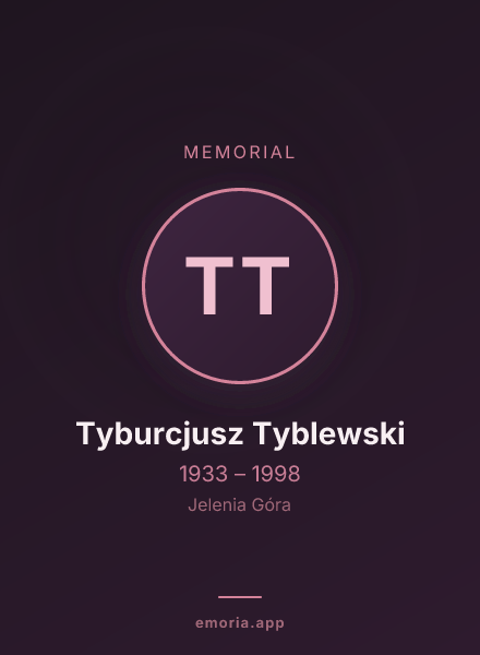 Memorial portrait of Tyburcjusz Tyblewski