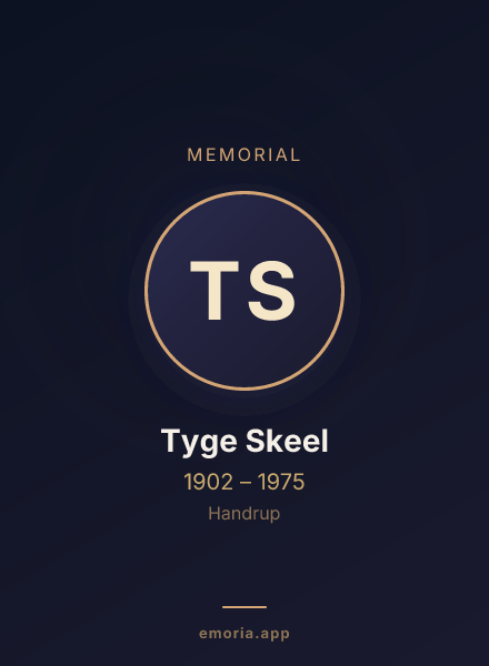 Memorial portrait of Tyge Skeel