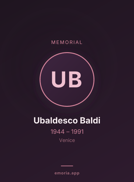 Memorial portrait of Ubaldesco Baldi