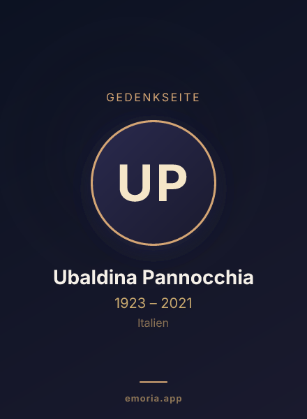 Gedenkportrait von Ubaldina Pannocchia