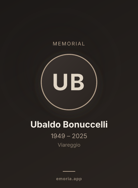 Memorial portrait of Ubaldo Bonuccelli