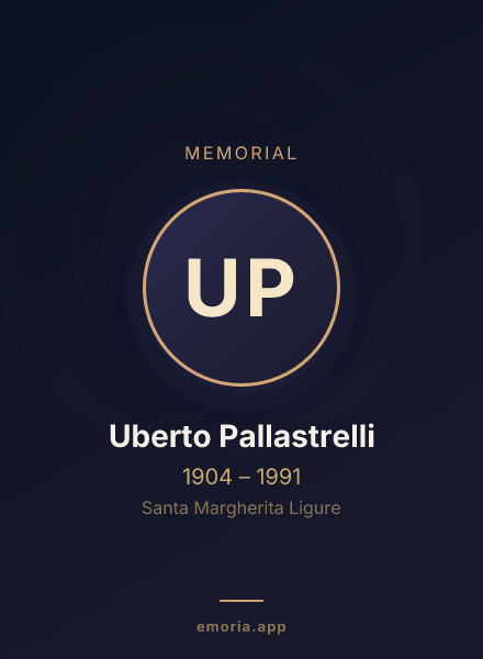 Memorial portrait of Uberto Pallastrelli