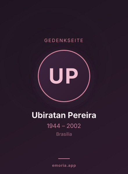 Gedenkportrait von Ubiratan Pereira